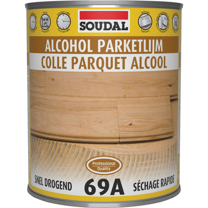 69A - Adhesivo de base disolvente para parquet - Soudal