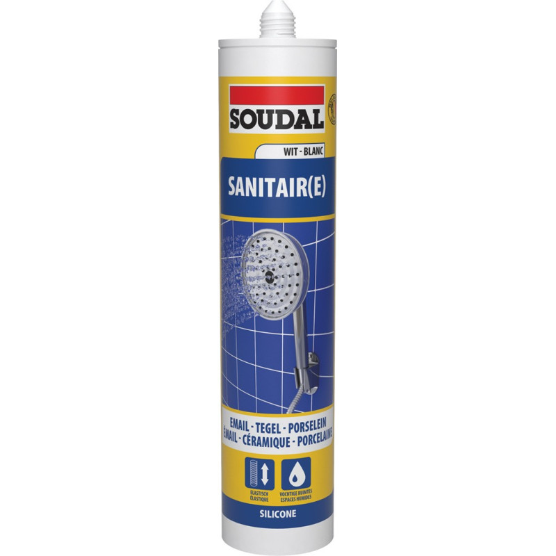 Silicone sanitário - Mastique acético sanitário - Soudal