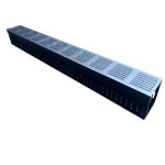 Алюминиевый решетчатый желоб - AquaDrain BIG- 100/100 PLUS - LINE ECO