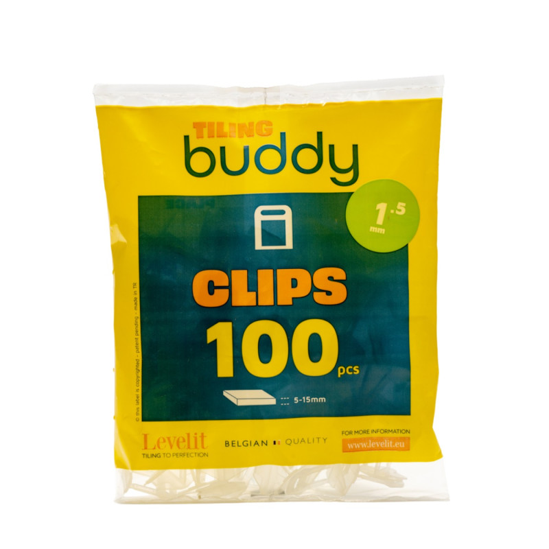 Tiling Buddy - مشبك فاصل 5-15 مم - Levelit Tiling Buddy - مشبك فاصل 5-15 مم - Levelit