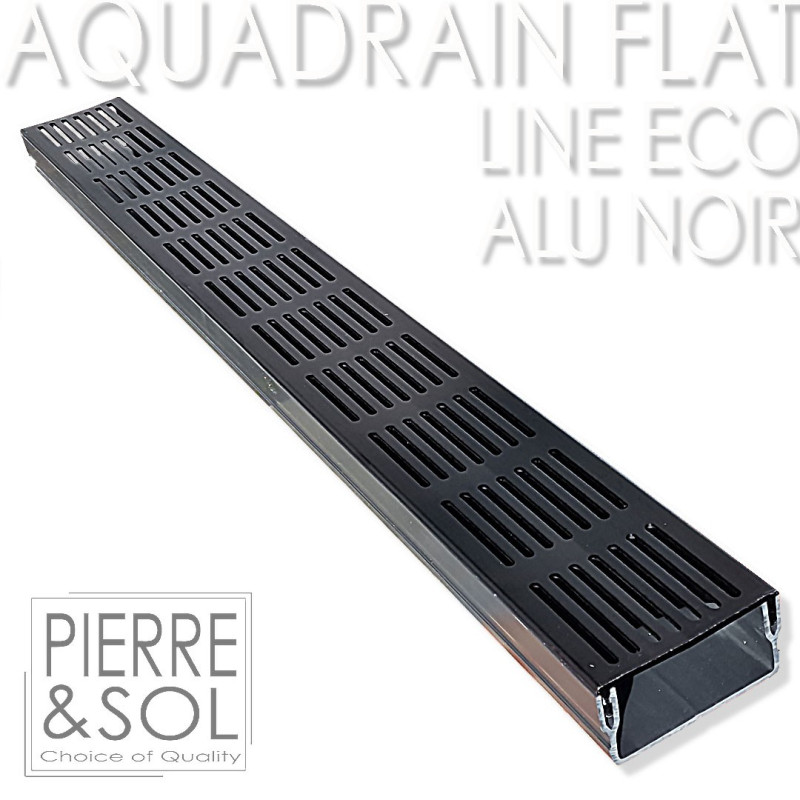 5 厘米扁平铝制地漏 - AquaDrain - FLAT - LINE ECO
