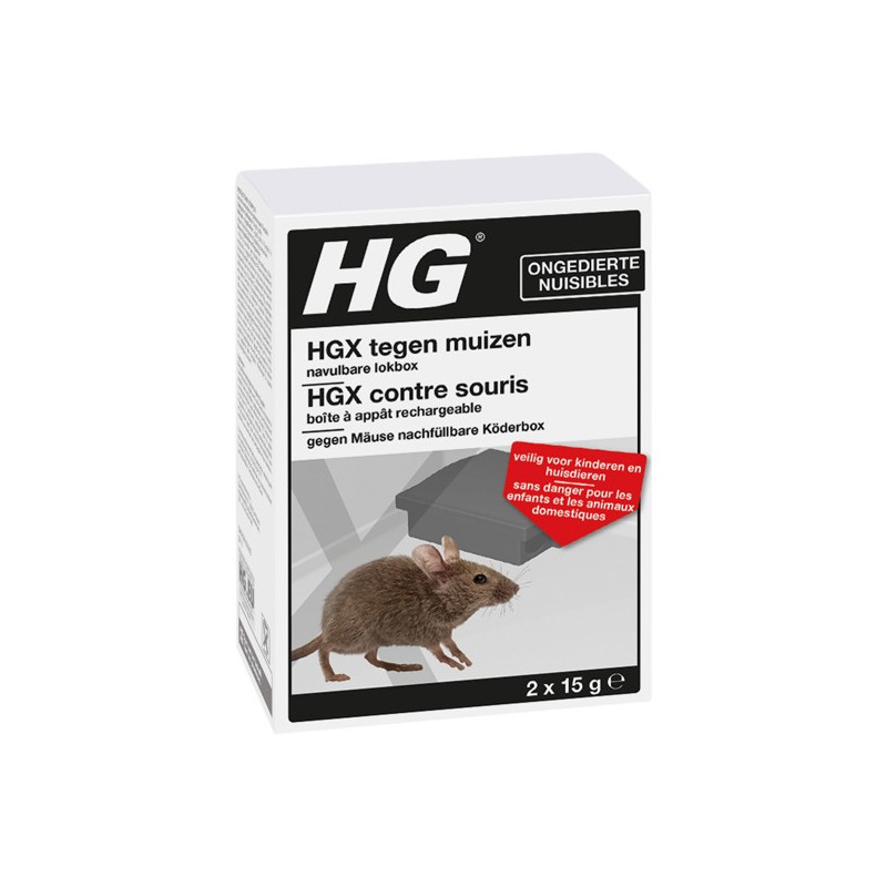 Caixa de isca recarregável Counter Mouse - HGX