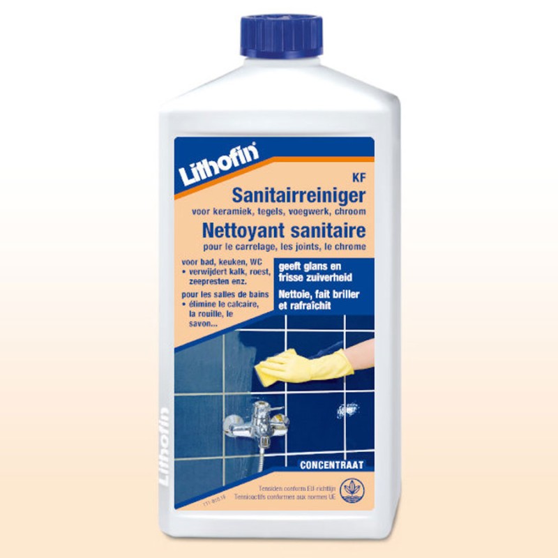 KF Sanitary Cleaner - Acid cleaner for the bathroom and shower - Lithofin