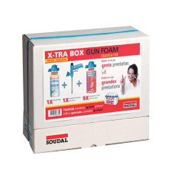 Combibox soudafoam X-tra C&F - Mousse PU à haut rendement CE 1 PLUS - Soudal
