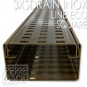 RVS afvoergoot Hoogte 3,5 cm - 3XSDRAIN INOX - LINE ECO