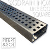 RVS afvoergoot Hoogte 3,5 cm - 3XSDRAIN INOX - LINE ECO