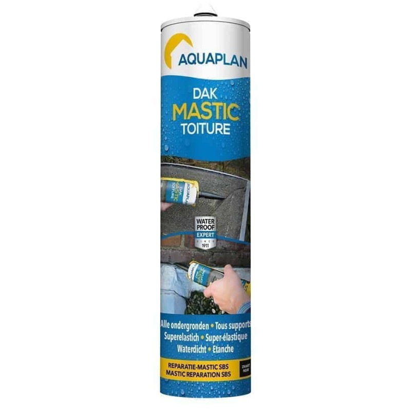 Pasta de reparação de telhados - Flexível e impermeável - Aquaplan