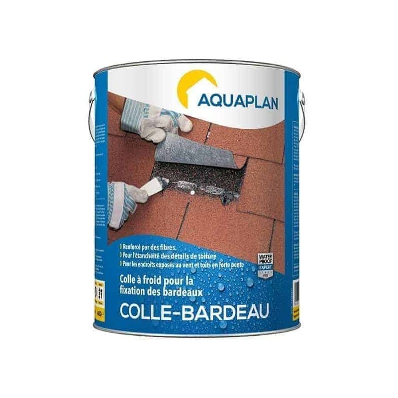 Easy-glue shingle - Materiale di fissaggio bituminoso per ardesia - Aquaplan