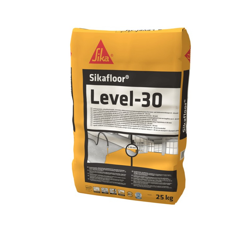 SikaFloor Level-30 - Mortier autonivelant EC 1 PLUS - 4 à 30 mm - Sika SikaFloor Level-30 - Mortier autonivelant EC 1 PLUS - 4 à 30 mm - Sika