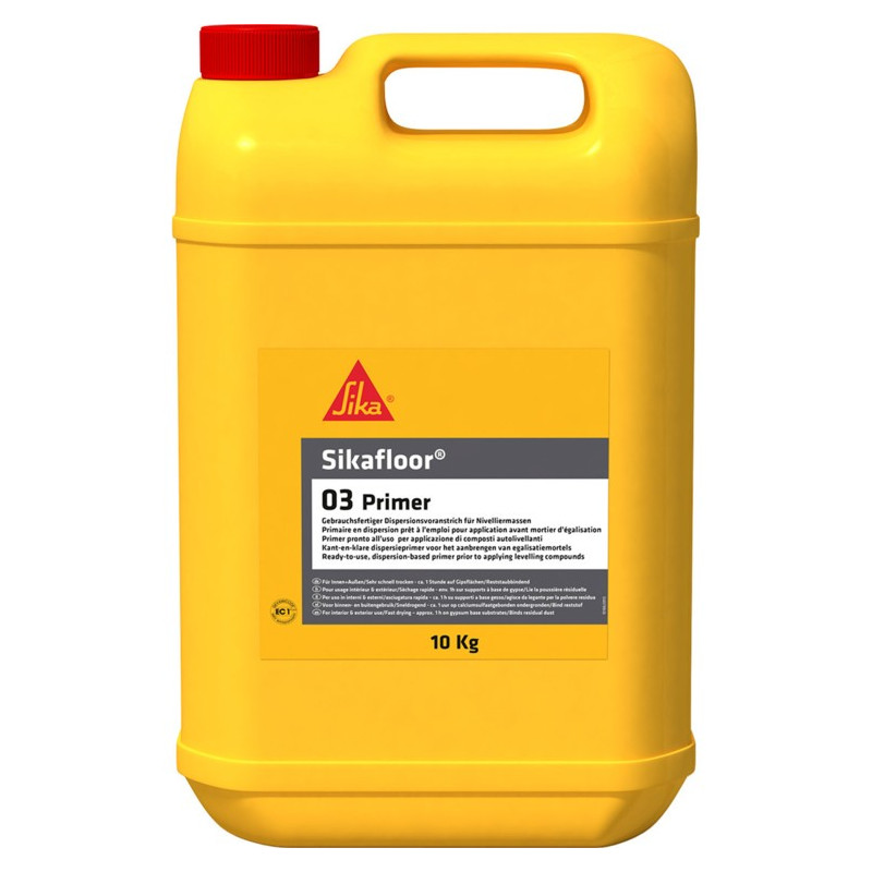 SikaFloor-03 Primer - Primer de dispersão antes do composto de nivelamento EC 1 PLUS - Sika SikaFloor-03 Primer - Primer de dispersão antes do composto de nivelamento EC 1 PLUS - Sika