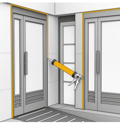 SikaHyflex-402 connection - High quality joint sealant EC 1 PLUS - Sika