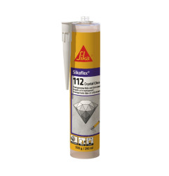 SikaFlex-112 Crystal Clear - EC 1 PLUS transparent mounting adhesive - Sika