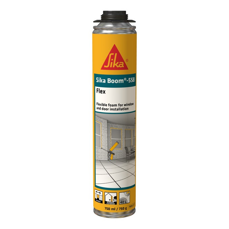 Sika Boom-558 Flex - رغوة بولي يوريثين مرنة منخفضة التمدد EC 1 PLUS - Sika Sika Boom-558 Flex - رغوة بولي يوريثين مرنة منخفضة التمدد EC 1 PLUS - Sika