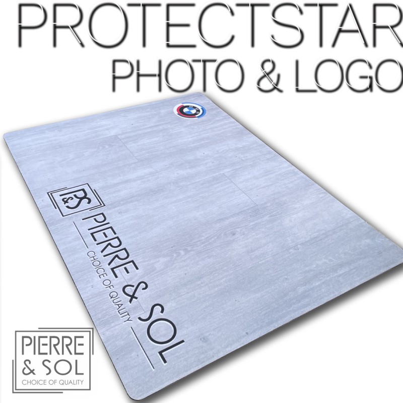 Tapete com logotipo PROTECTSTAR