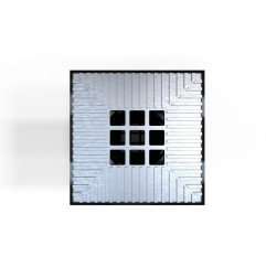 StarPoint ALU - Avaloir avec grille aluminium - 200/200 mm - LINE ECO - Aluminium