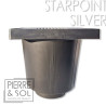 StarPoint ALU - Desagüe con rejilla de aluminio - 200/200 mm - LINE ECO
