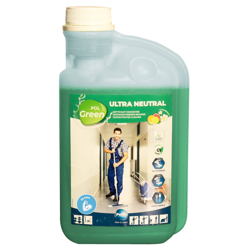 PolGreen Ultra Neutral - Natural Perfumed Cleaner - Pollet PolGreen Ultra Neutral - Natural Perfumed Cleaner - Pollet