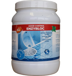 PolBio Odor Control Enzybloc - Limpiador desincrustante biotecnológico para urinarios y tuberías - Pollet