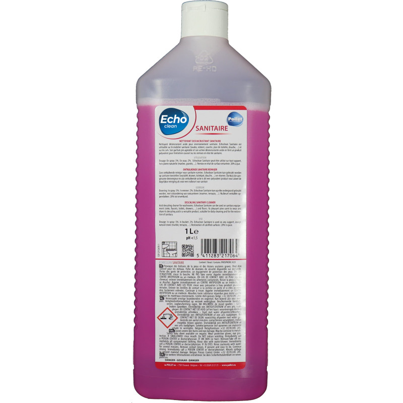 EchoClean Sanitary - Экономичное средство для удаления накипи - Pollet
