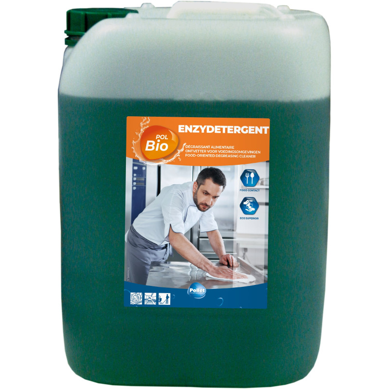PolBio Enzydétergent - Food industry cleaner - Pollet
