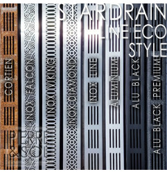 Решетки из нержавеющей стали для каналов STARDRAIN и XSDRAIN EASY - LINE ECO