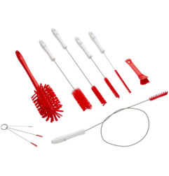 Kit de escovas 5358/4 - 9 tamanhos de 2 a 90mm de diâmetro - Vikan