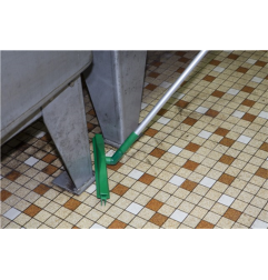 Vikan 7722 Schwenkrakel – 405 mm Doppelklinge