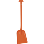Schaufel mit T-Griff 5631/7 – 271 mm orangefarbener gerader Griff – Vikan