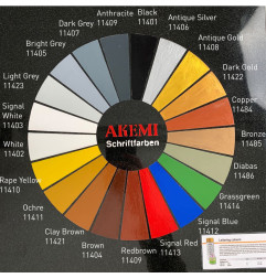 Tintas para letras - Akemi