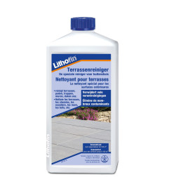 Limpiador de terrazas - Limpiador especial para superficies exteriores - Lithofin