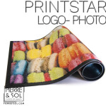 Логотип и дизайн коврика PRINTSTAR