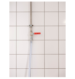Mangueira de água fria 10 metros - transparente, PVC reforçado máx. 40°C, máx. 6 Bar - Vikan