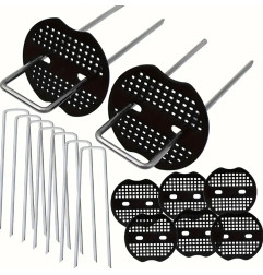 Gancio di fissaggio e rondella in acciaio inox - Linea Eco