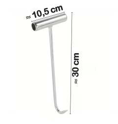 Crochet en T de levage lourd en Inox - LINE ECO