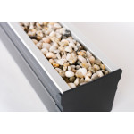 Алюминиевая решетка для каналов TOP Stone - 100/100 - LINE ECO