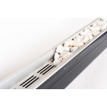 Griglia in alluminio per canale TOP Stone - 100/100 - LINEA ECO