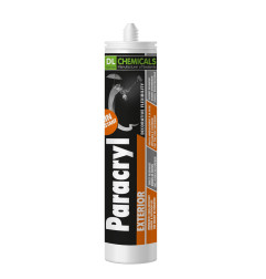 Paracryl Exterior - Sigillante plastoelastico a base di polimeri acrilici - DL Chemicals - Cartuccia