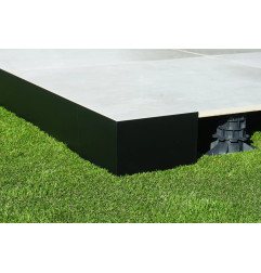 Sidesol - Perfis de acabamento para terraços sobre pedestais - Solidor