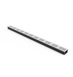 Canal 3XS MINI L 6,5 cm Rejilla de aluminio - StarDrain - LINE ECO