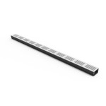 Canal 3XS MINI L 6,5 cm Grelha de alumínio - StarDrain - LINE ECO