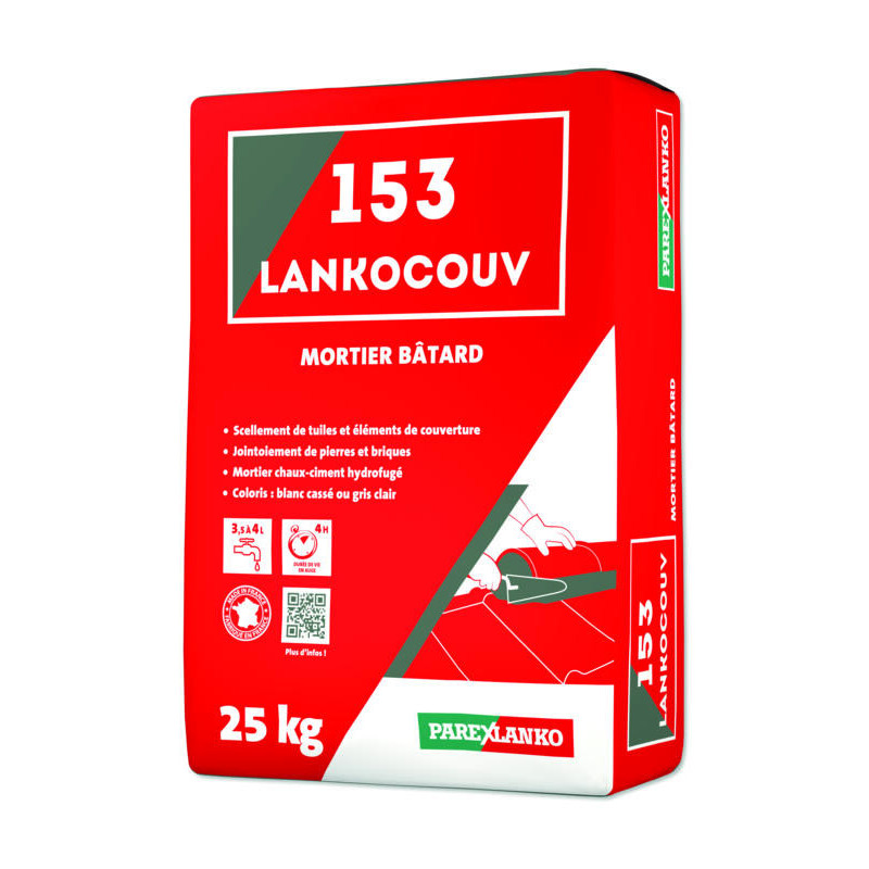 153 Lankocouv - Argamassa aérea de cal para alvenaria - Parexlanko