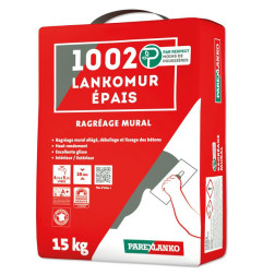 1002 Lankomur épais - Enduit de ragréage allégé - Parexlanko