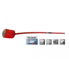 Pala para arena n.º 2 de aluminio con mango de 130 cm - Polet