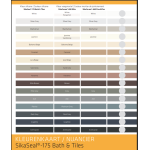 SikaSeal-175 - Mastic silicone neutre pour sanitaire EC 1 PLUS - Sika - Nuancier