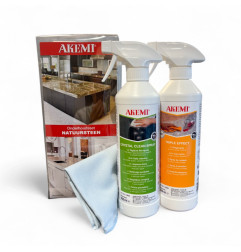 Kit de manutenção de pedra natural - Akemi