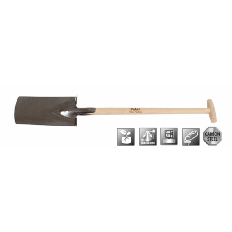 Bêche jardin 330/160 95cm - Traditional - Polet