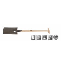Zware tuinspade 360/160 90cm - Traditioneel - Polet