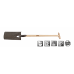 Bêche jardin lourd 360/160 90cm - Traditional - Polet