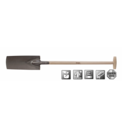 360/140 90cm grondverzetspade - Traditioneel - Polet