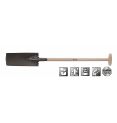 Bêche terrassier 420/130 78cm - Traditional - Polet
